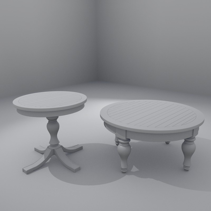 Round Coffee and Side Tables hydn preview image 1